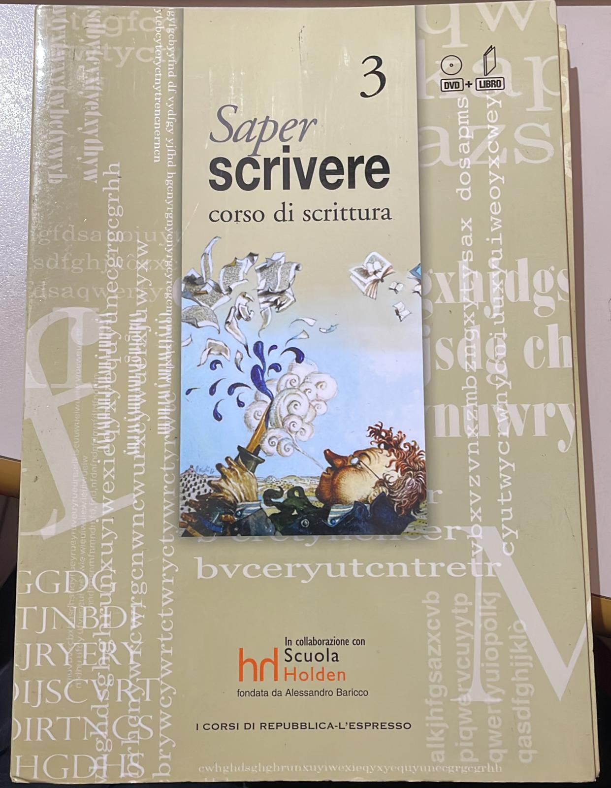 Saper Scrivere corso di scrittura vol.3 Libro +DVD - copertina