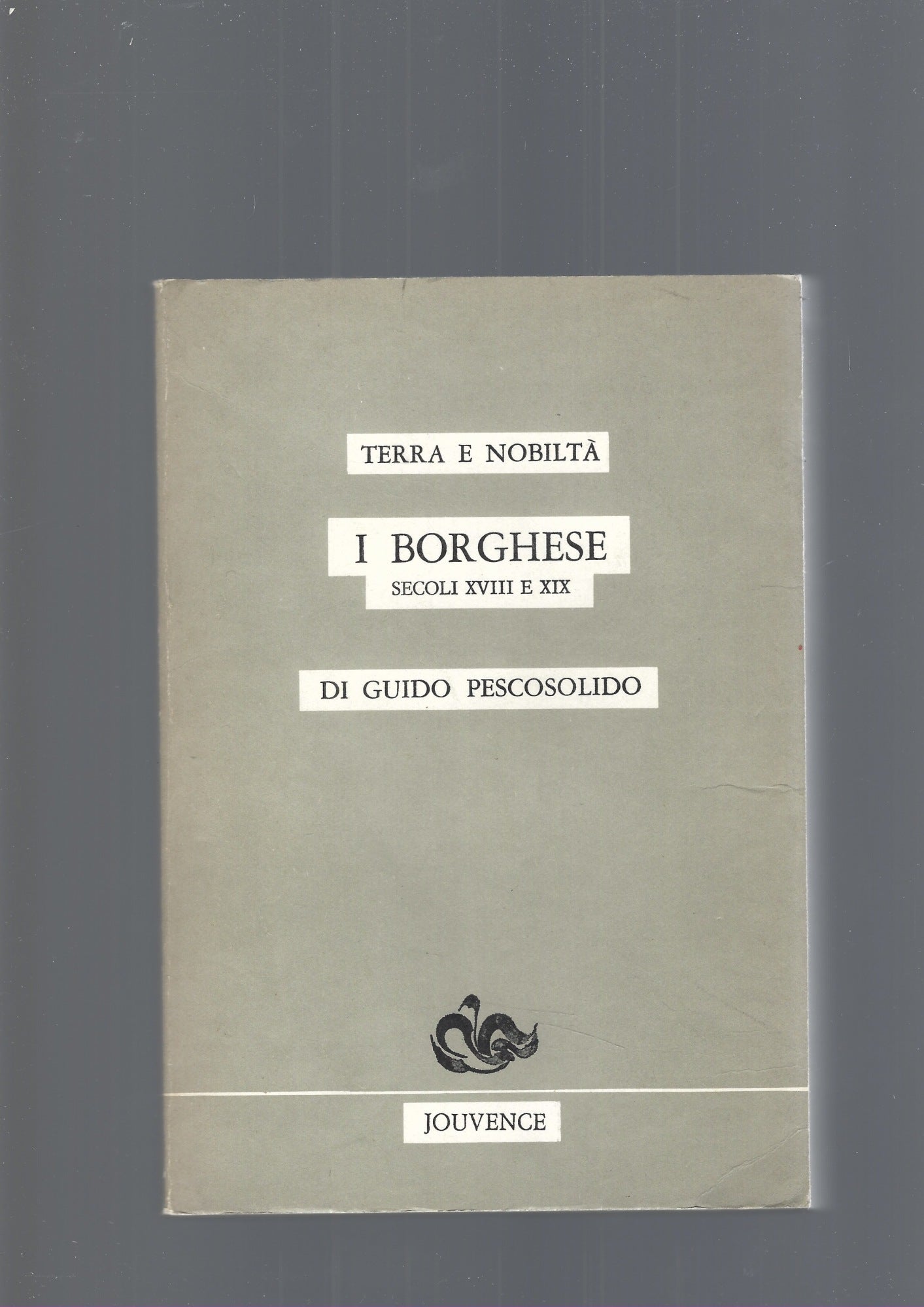 Terra e nobiltà. I Borghese. Secoli XVIII-XIX - copertina