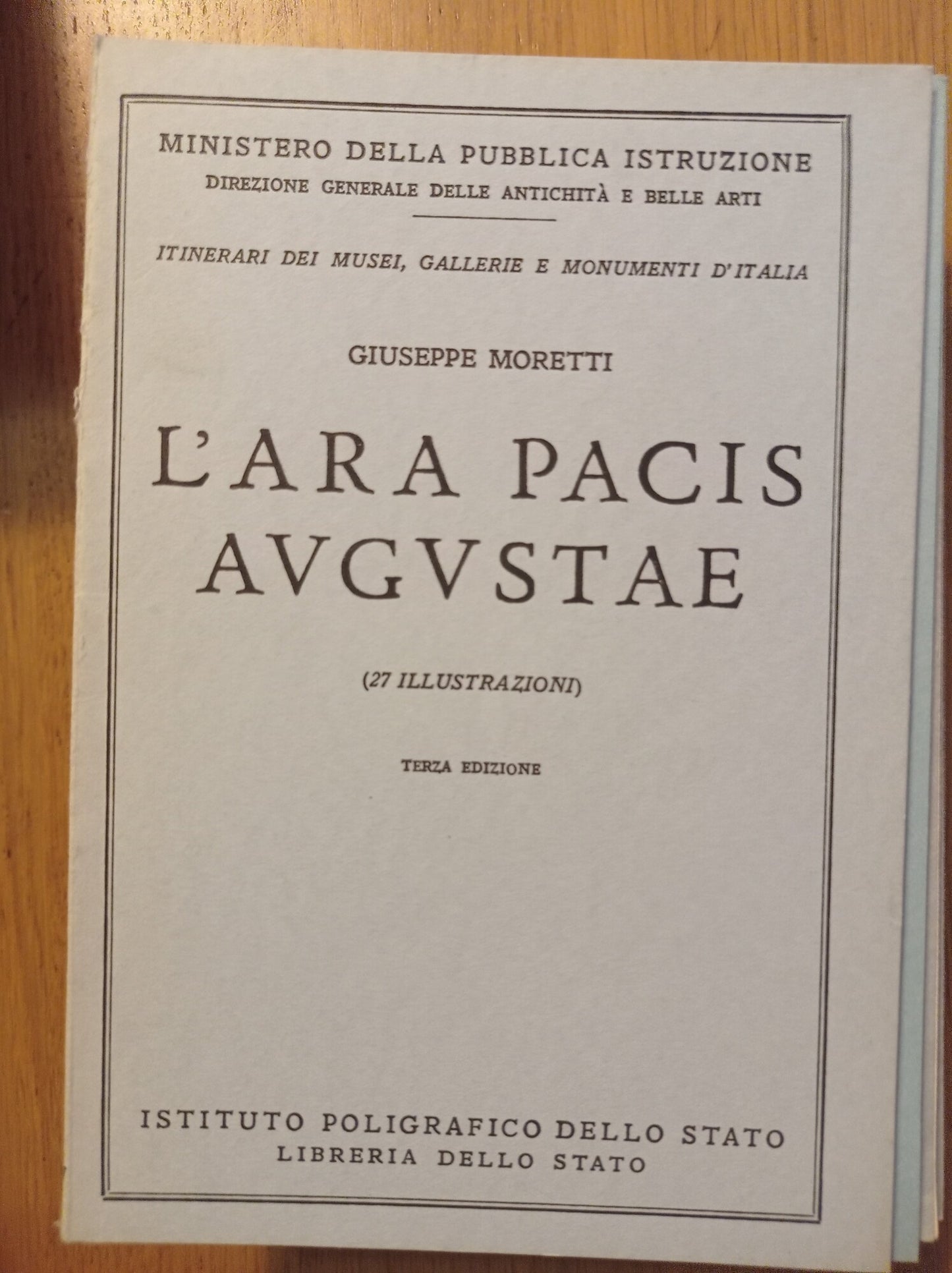 L' ara pacis Augustae - copertina