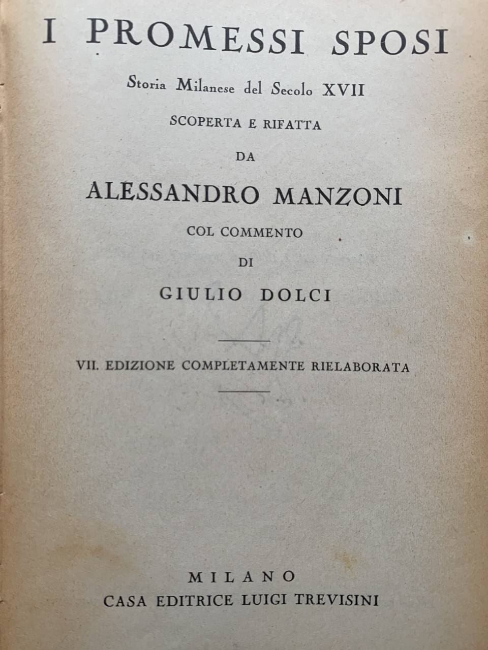 I promessi sposi - copertina