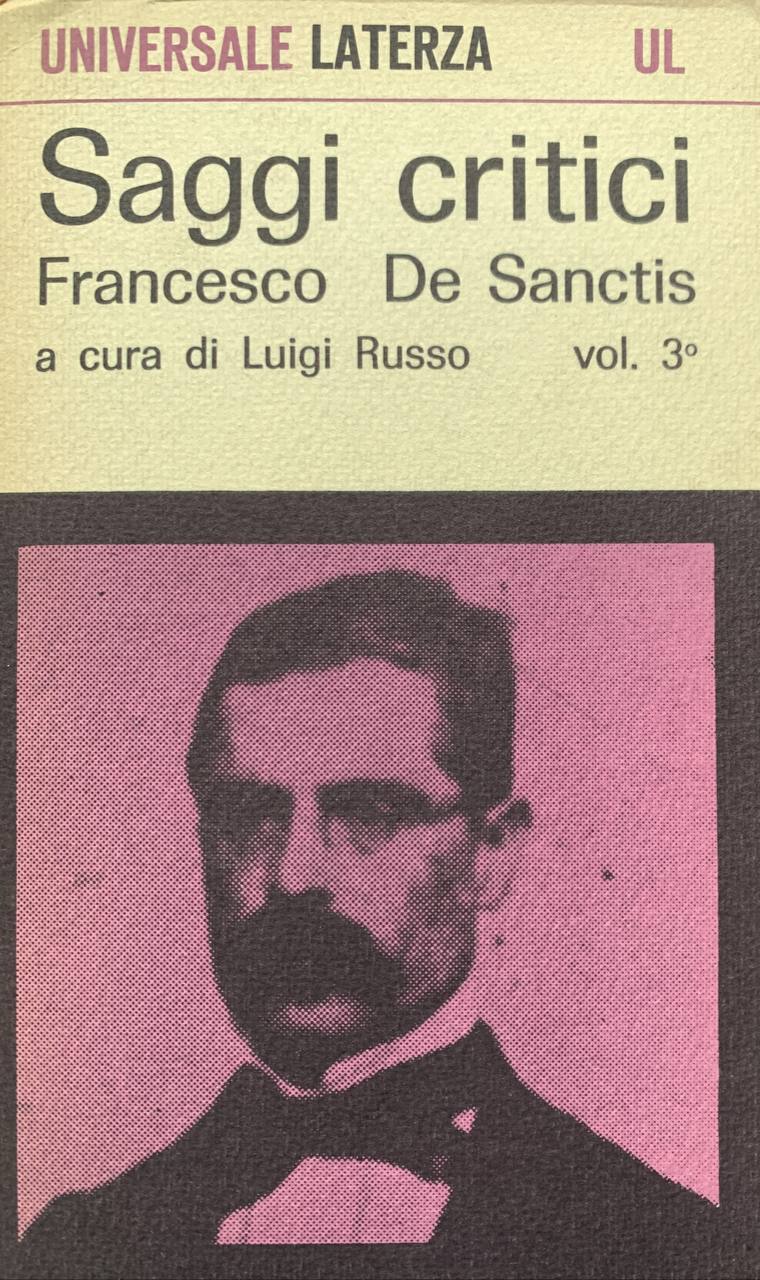 Saggi critici. Vol. 3 - copertina