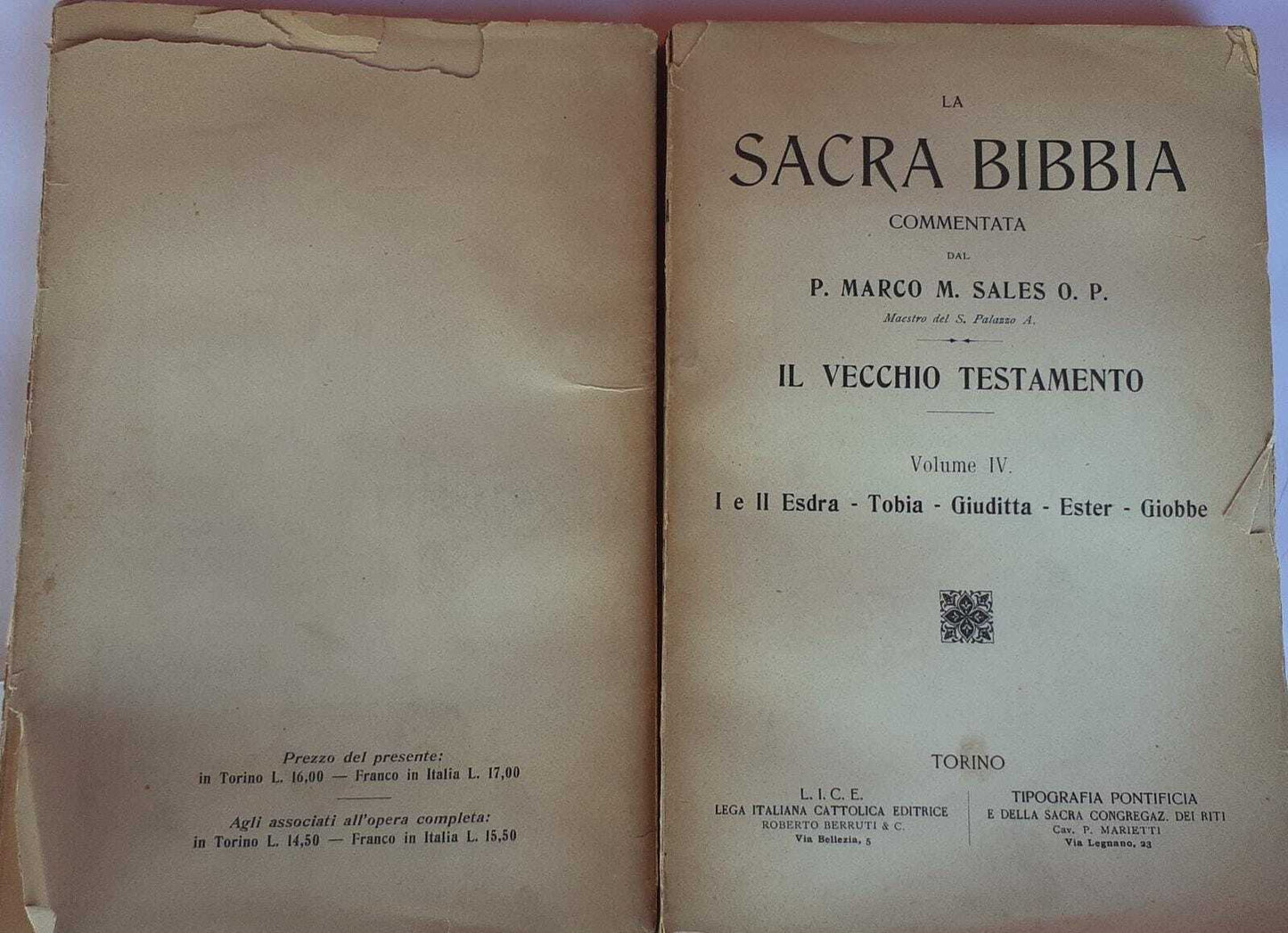 La Sacra Bibbia. Volume IV - copertina