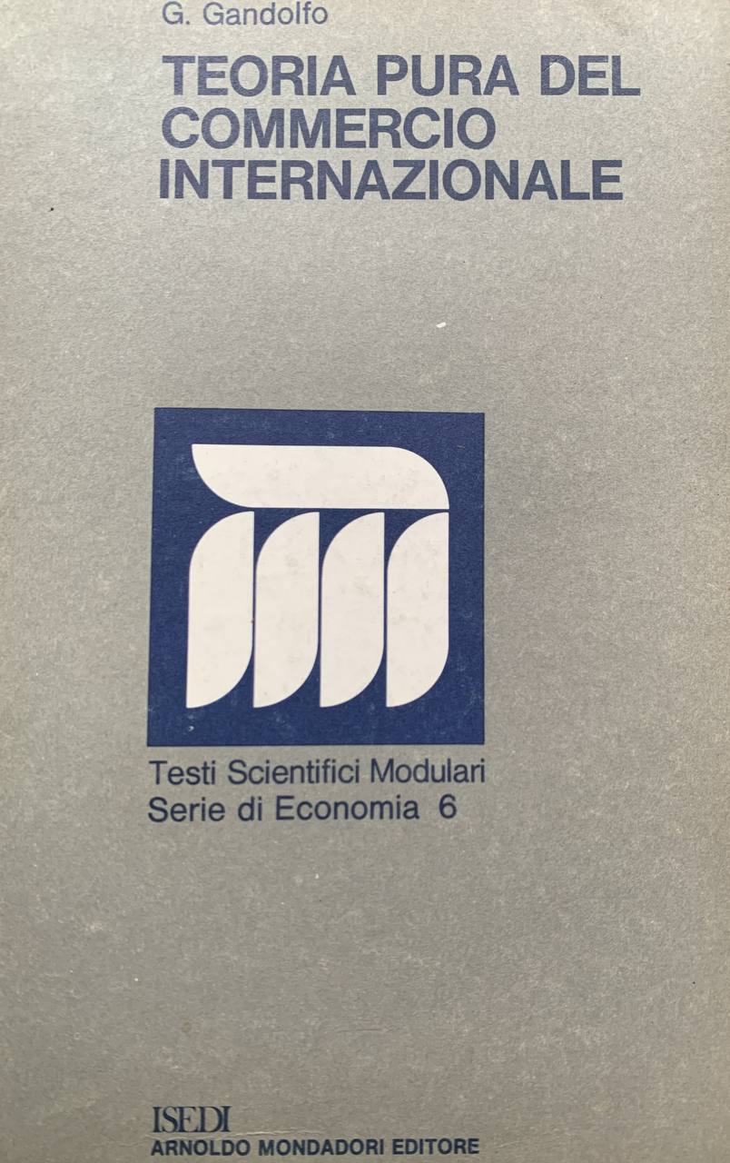 Teoria pura del commercio internazionale - copertina