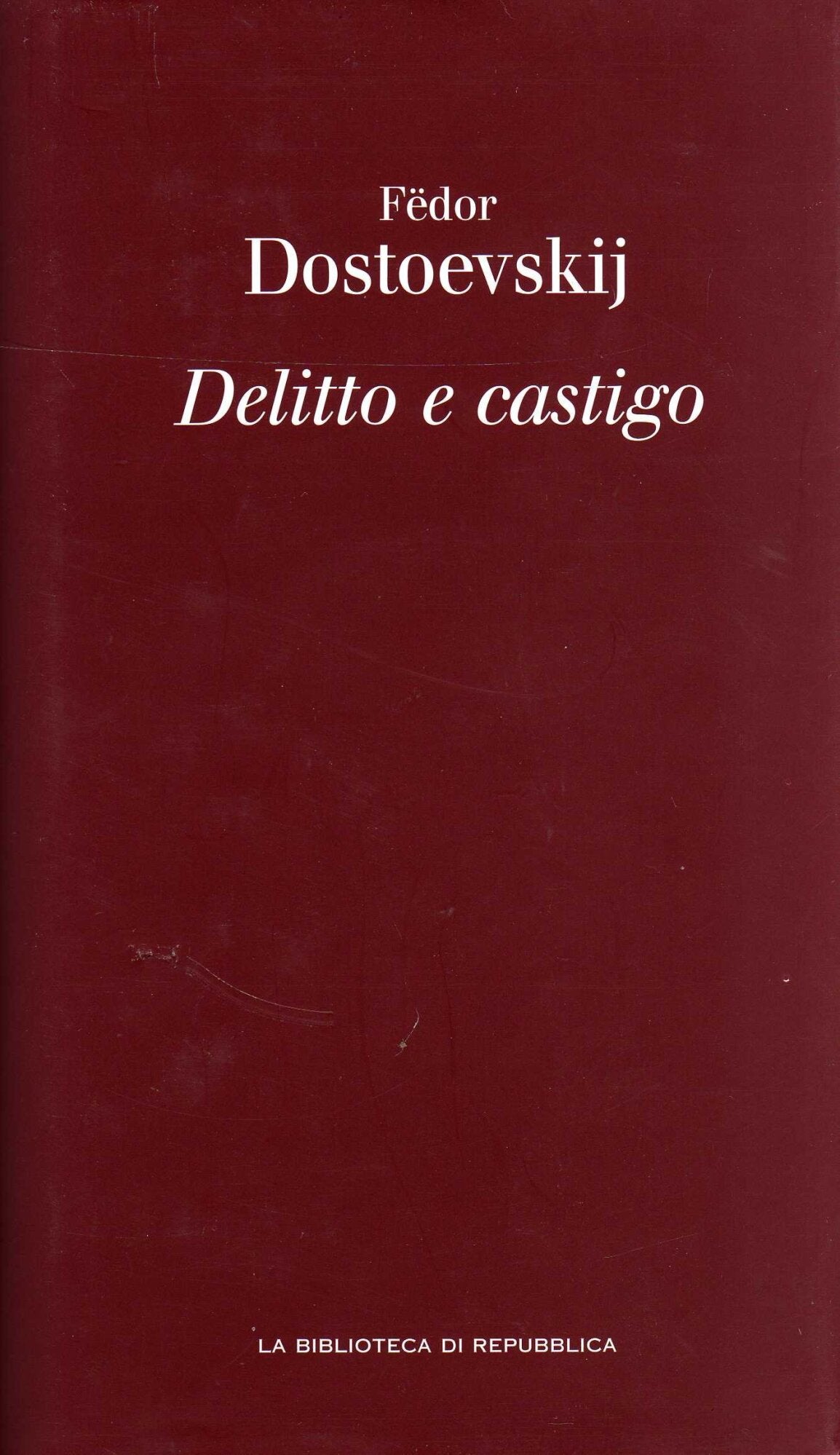 Delitto e castigo - copertina