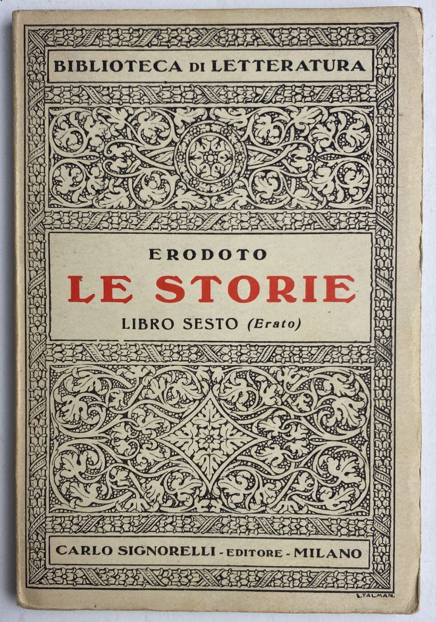 Le storie. Libro sesto - copertina