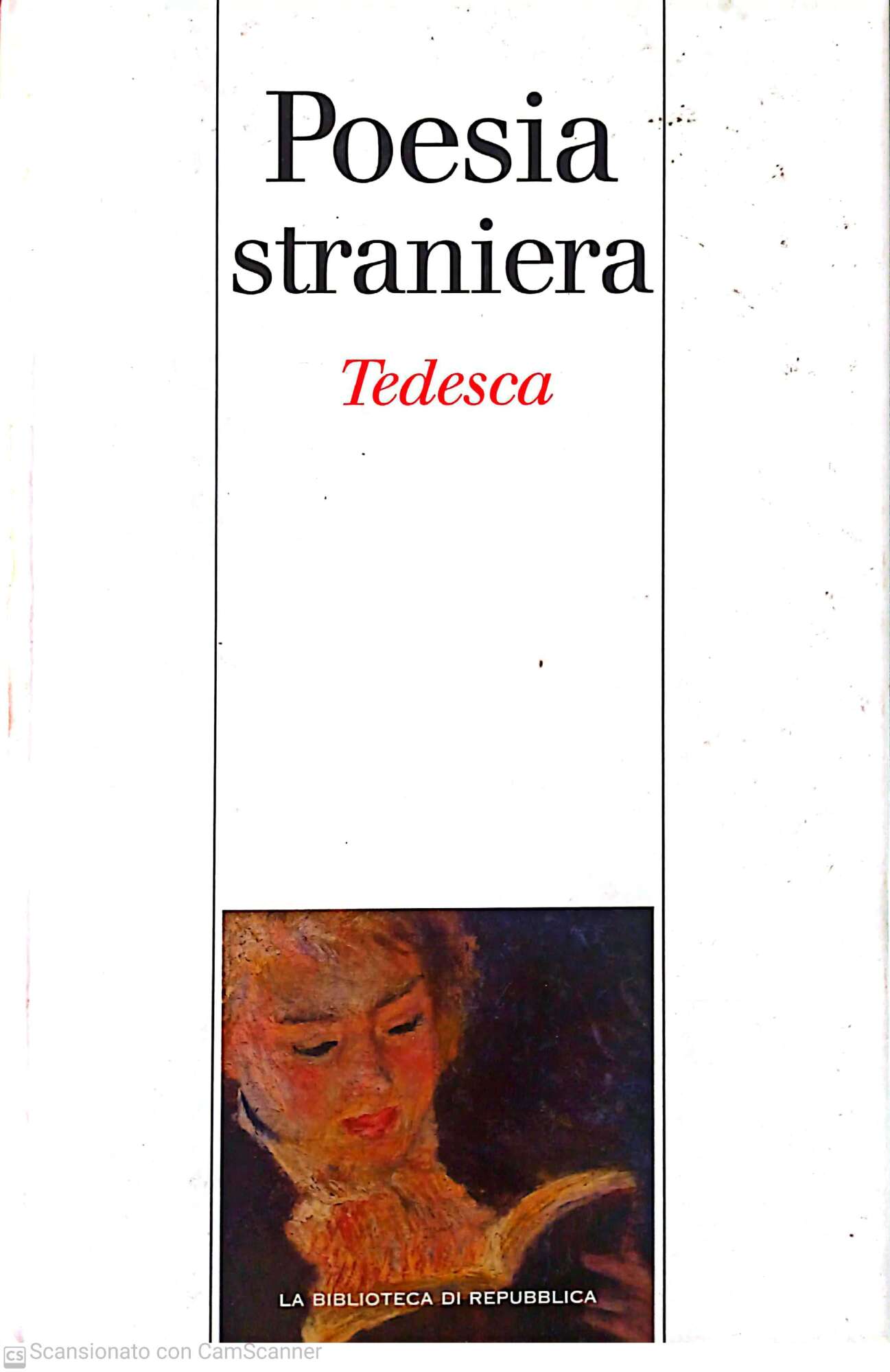 Poesia straniera tedesca - copertina