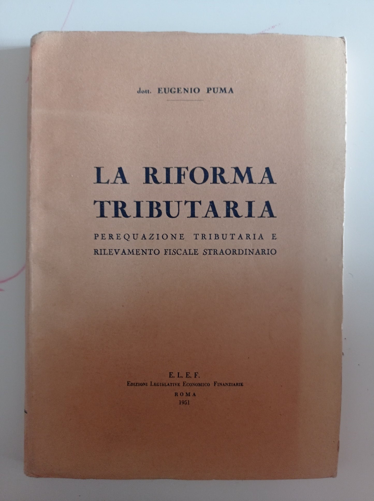 La riforma tributaria - copertina