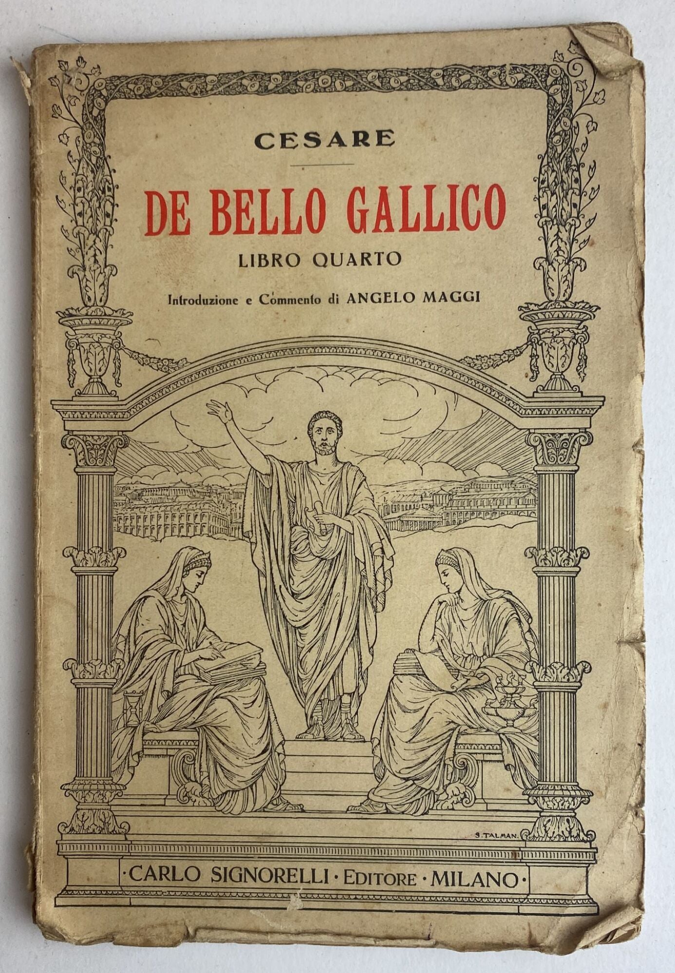 De bello gallico. Libro quarto - copertina