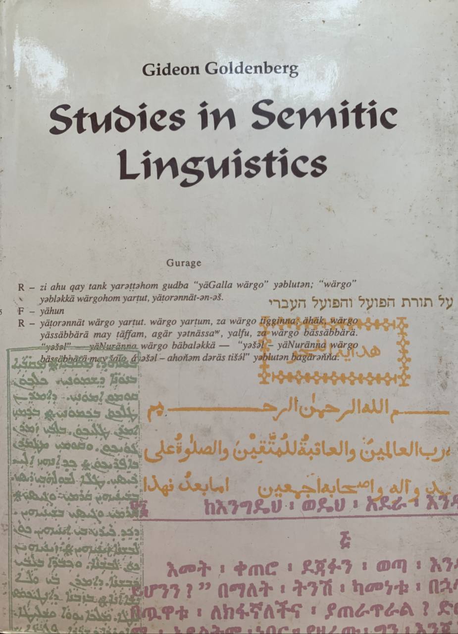 Studies in Semitic Linguistics - copertina