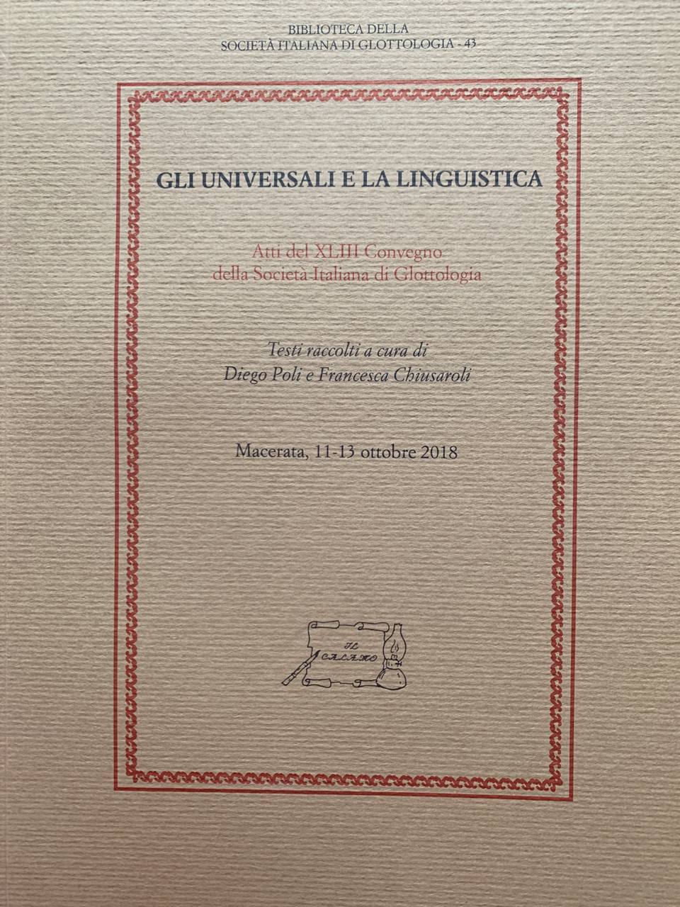 Gli universali e la linguistica - copertina