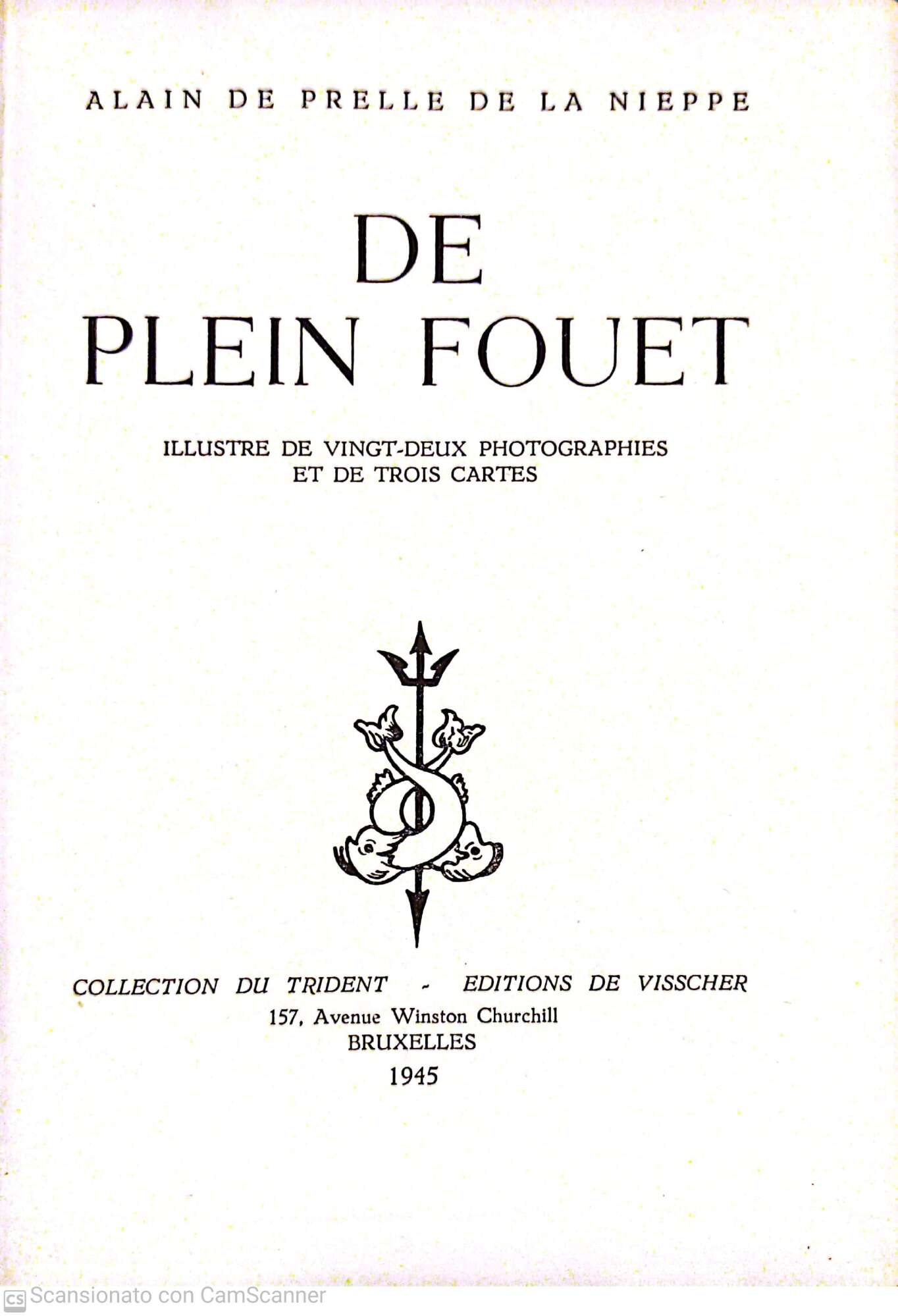 De Plein Fouet - copertina