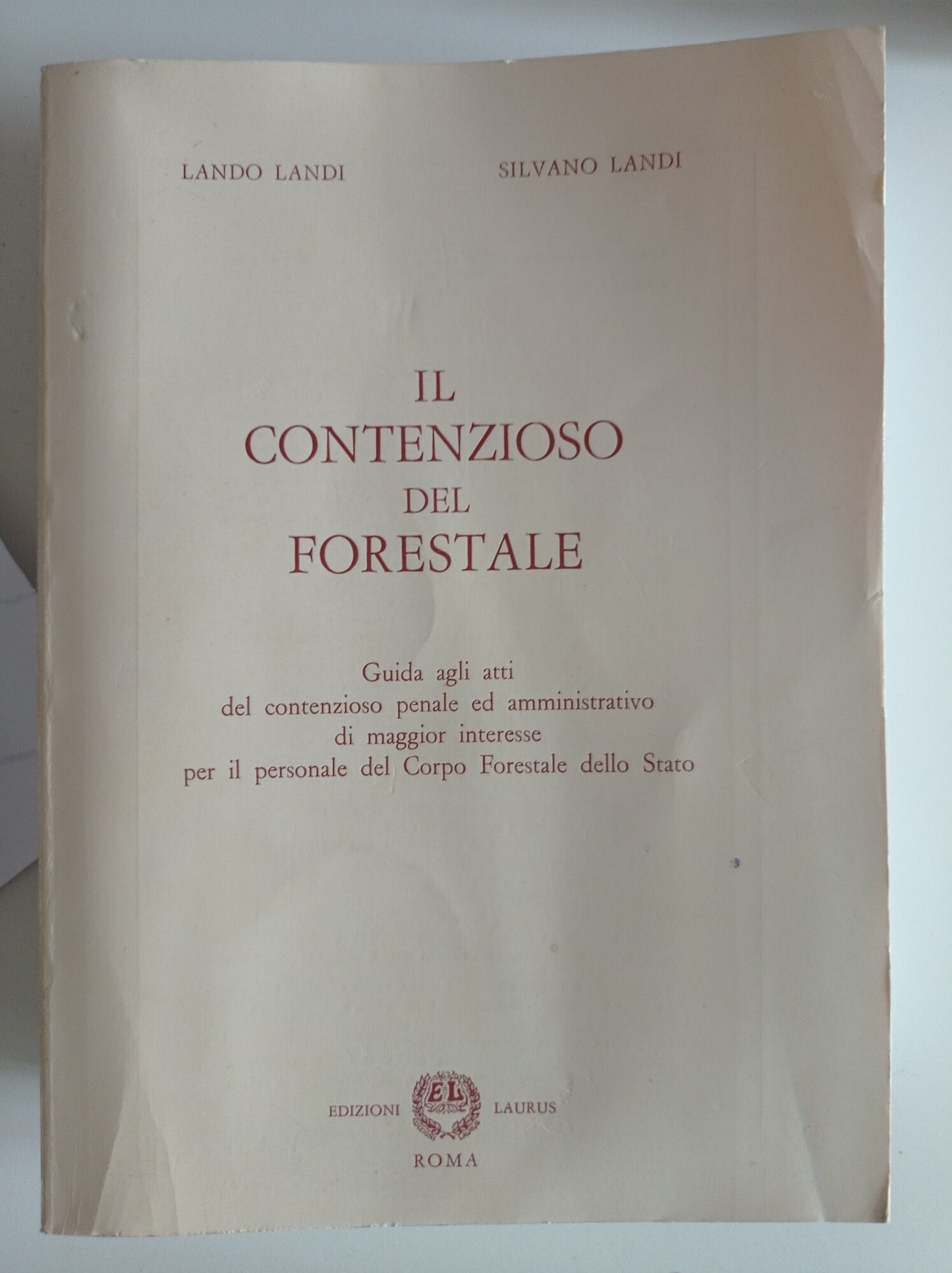 Il contenzioso del forestale - copertina