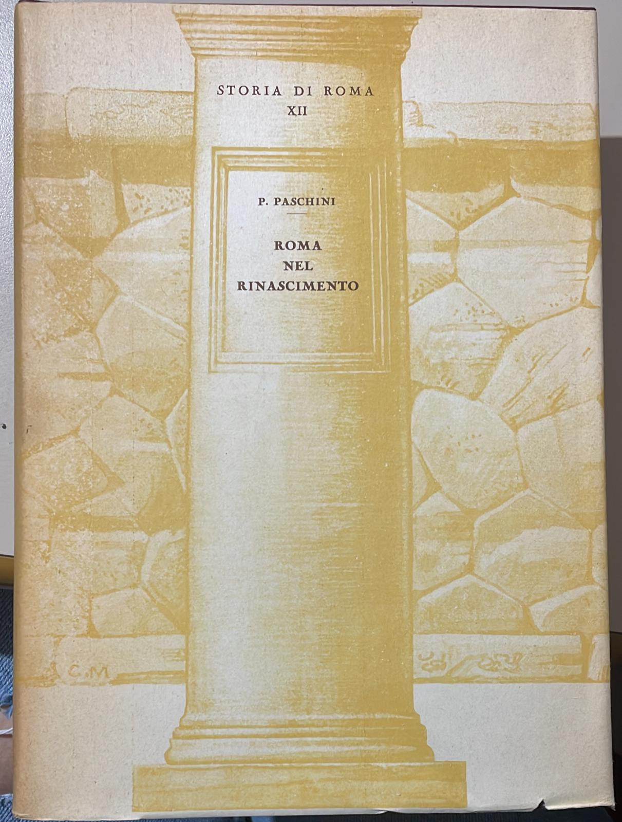 Roma nel rinascimento - copertina