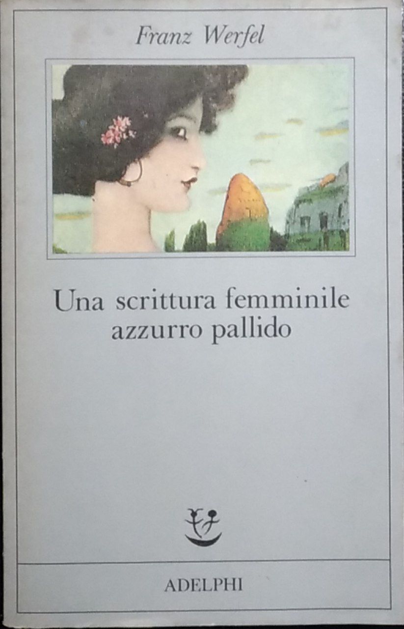 Una scrittura femminile azzurro pallido - copertina