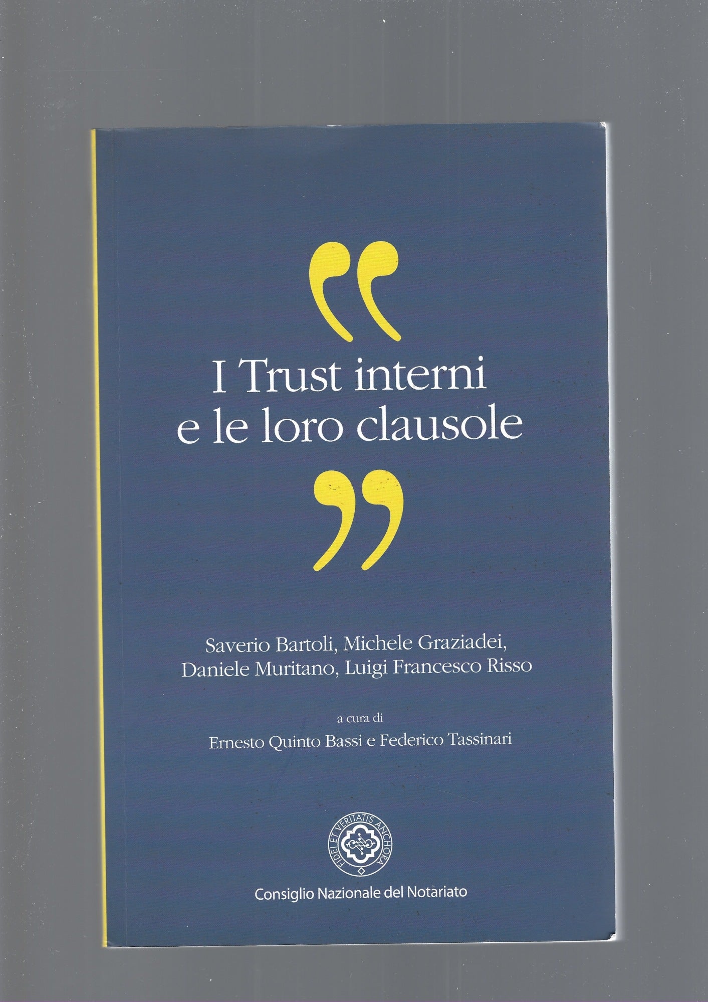 I TRUST INTERNI E LE LORO CLAUSOLE - copertina