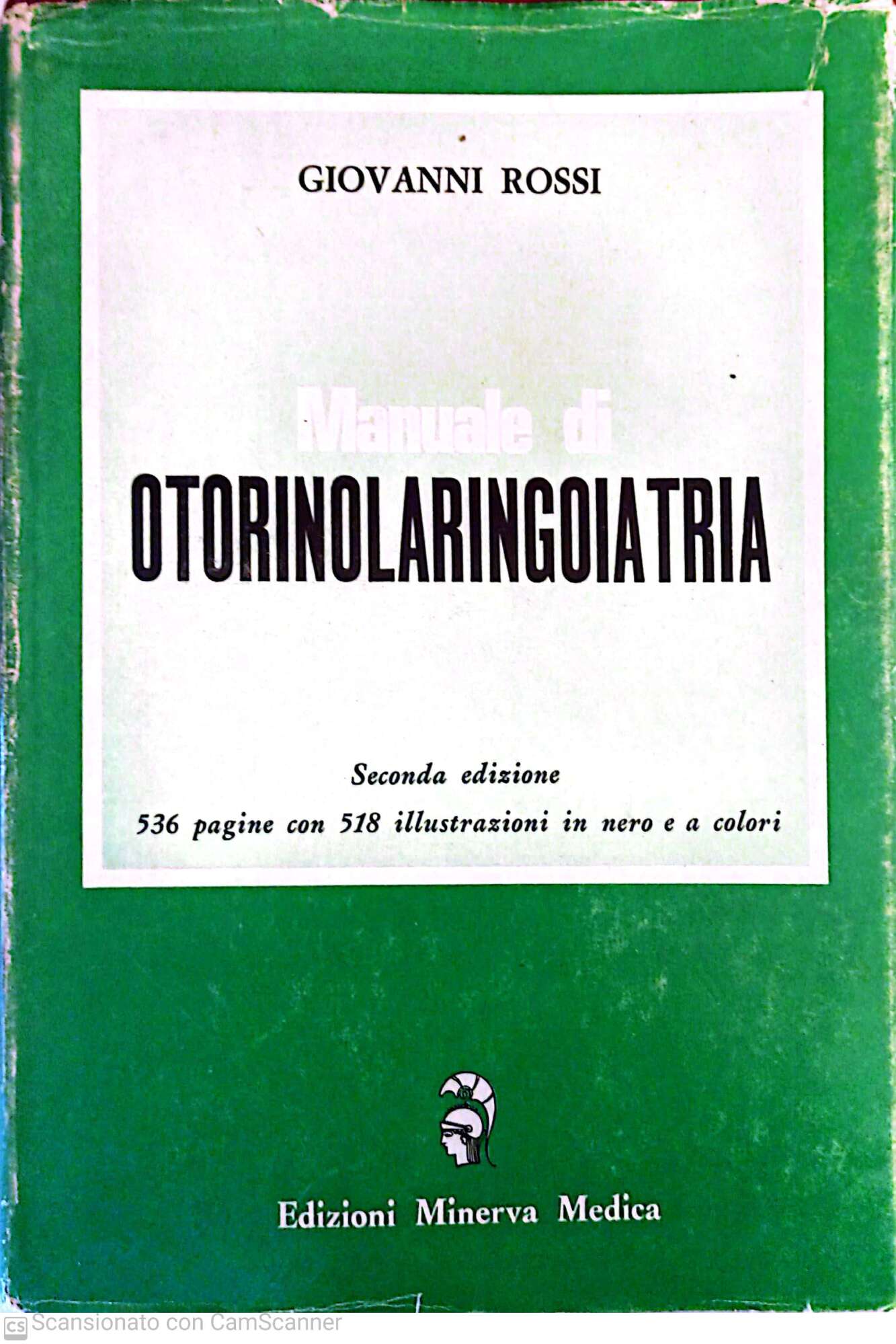 Manuale di Otorinolaringoiatria - copertina