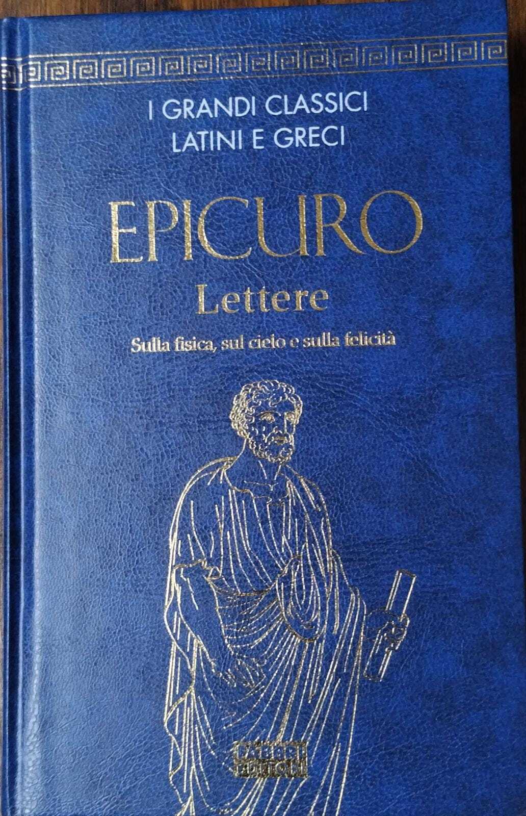EPICURO Lettere Sulla fisica, sul cielo e sulla felicità - copertina