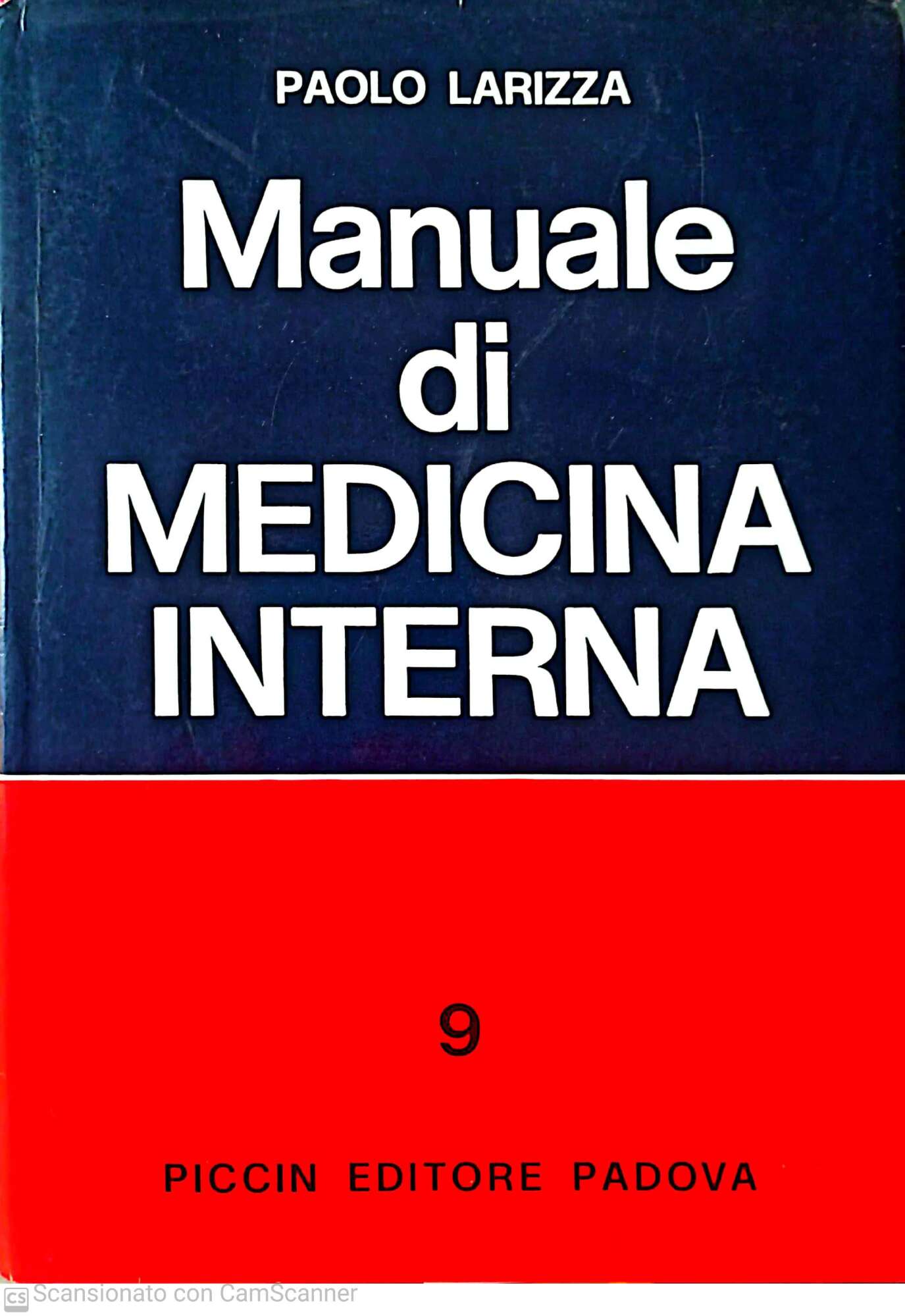MANUALE DI MEDICINA INTERNA - copertina