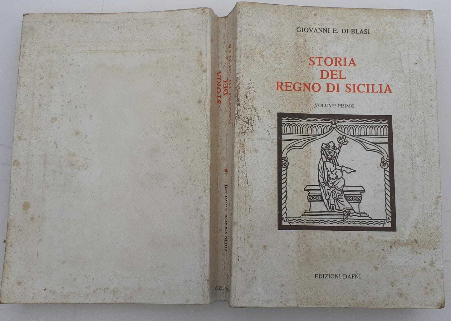 Storia del Regno di Sicilia. Volume primo - copertina