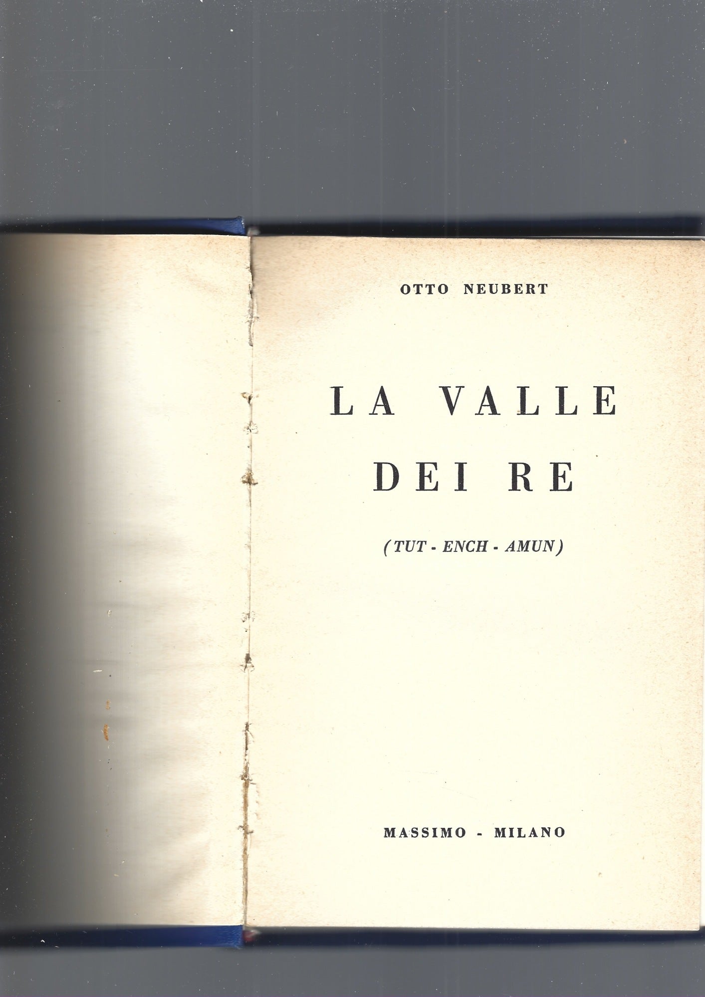LA VALLE DEI RE - copertina