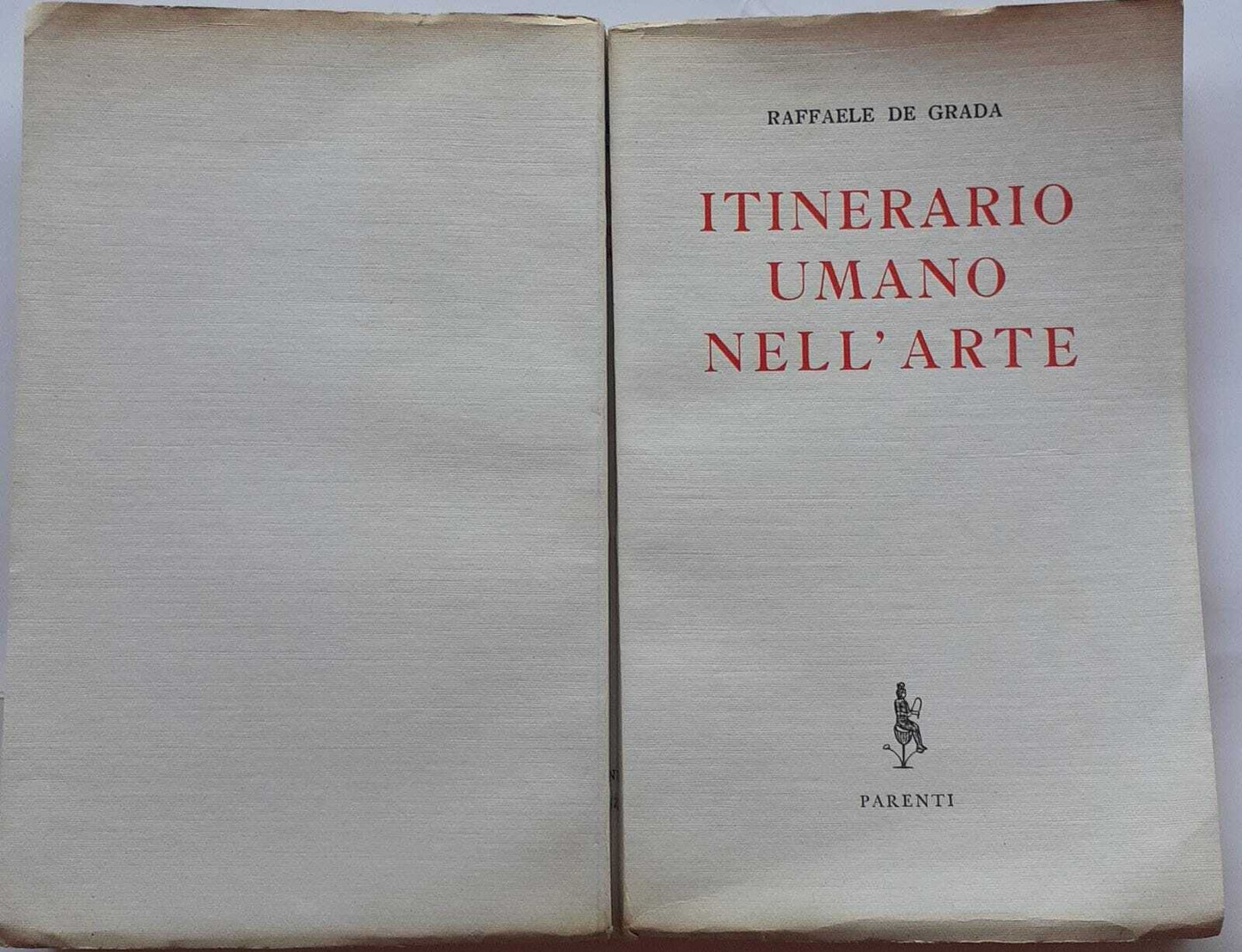 Itinerario umano nell'arte - copertina