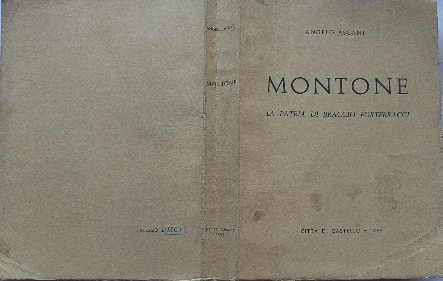 Montone. La patria di Braccio Fortebracci - copertina
