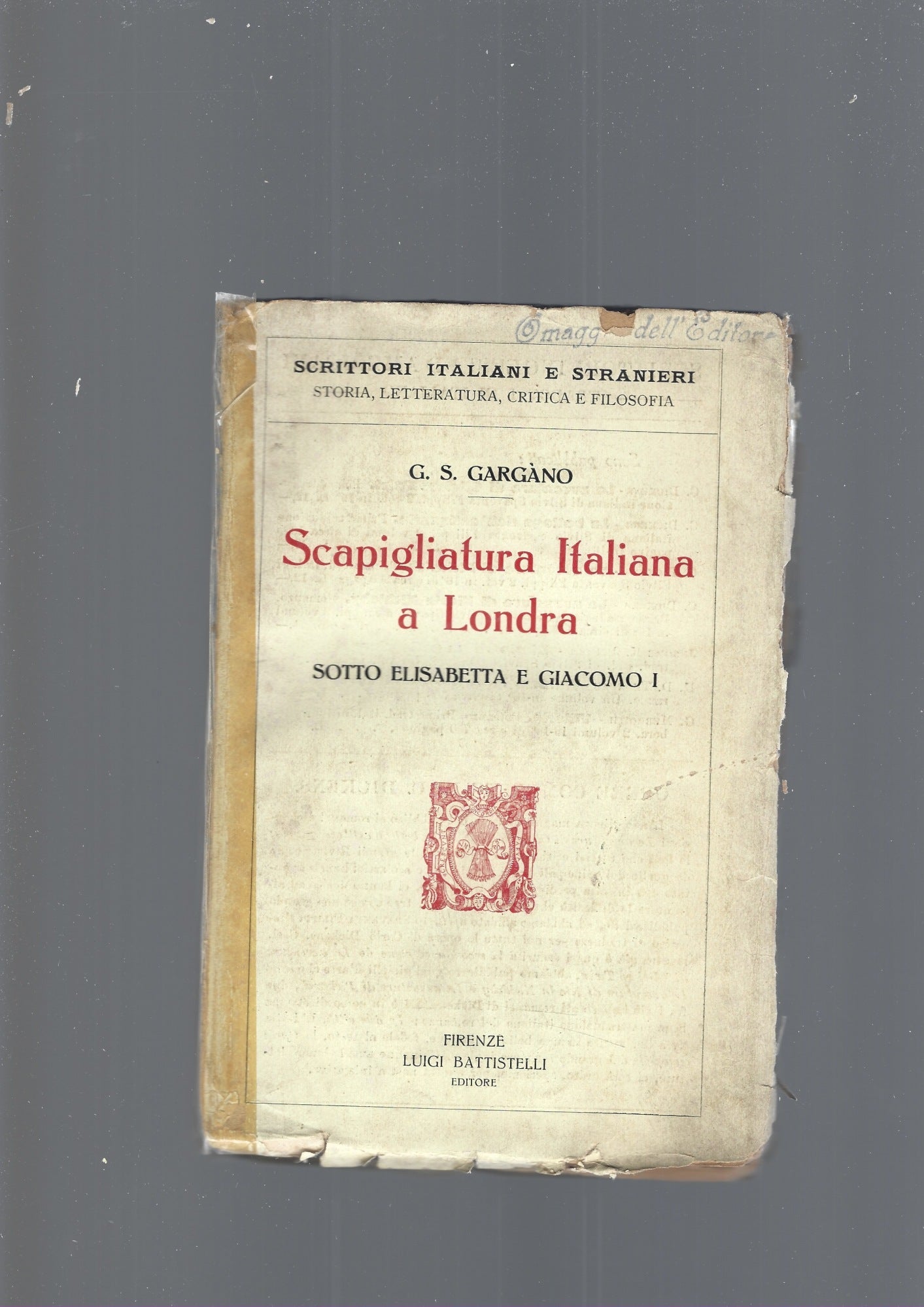 SCAPIGLIATURA ITALIANA A LONDRA - copertina