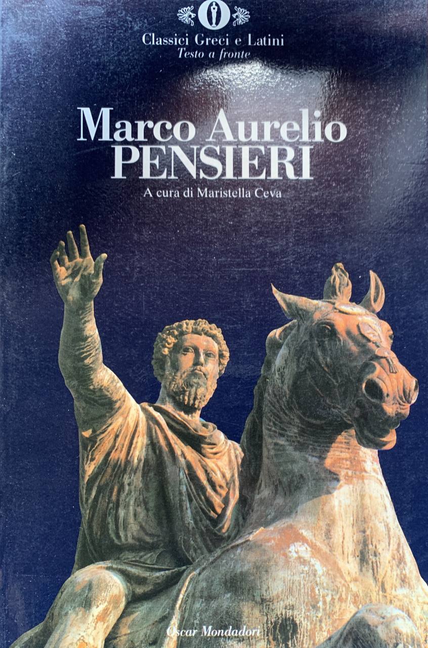 Pensieri. Testo greco a fronte - copertina