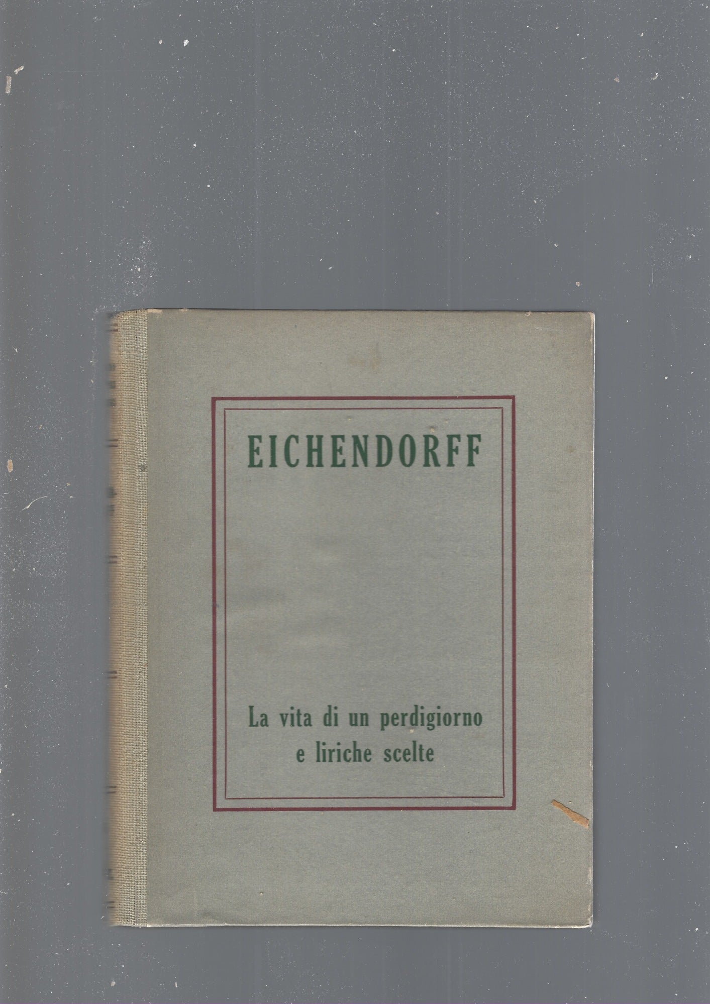 LA VITA DI UN PERDIGIORNO E LIRICHE TRASCELTE - copertina