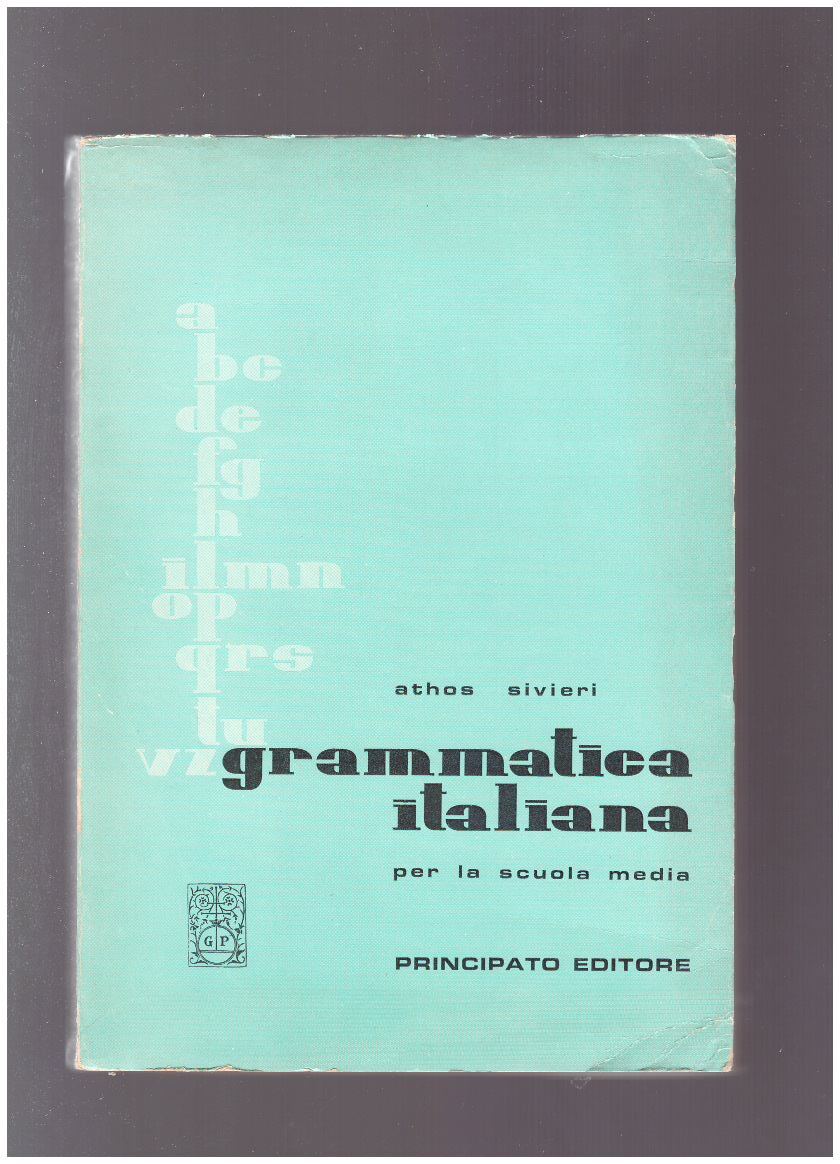Grammatica Italiana per la scuola media - copertina