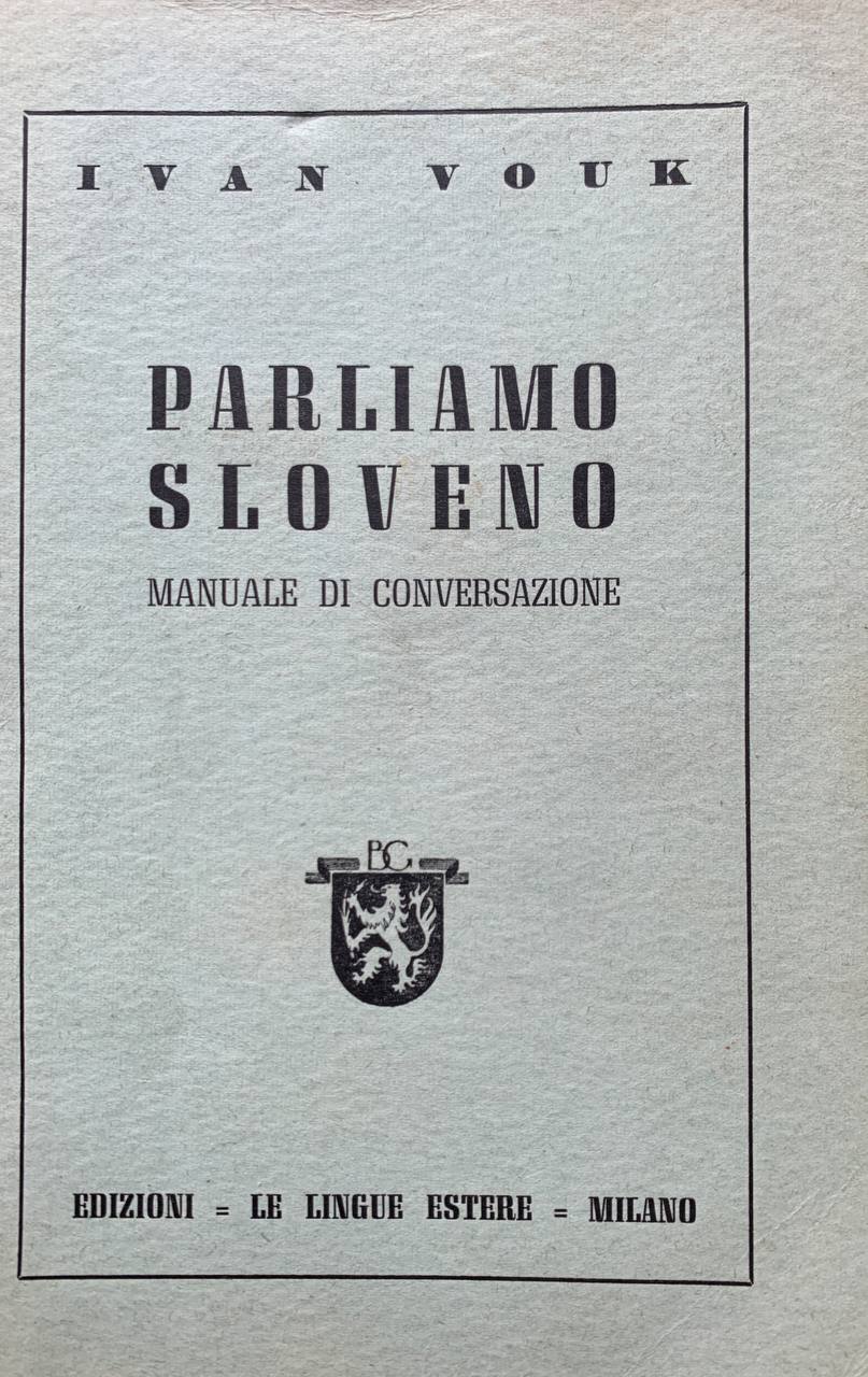 Parliamo Sloveno - copertina