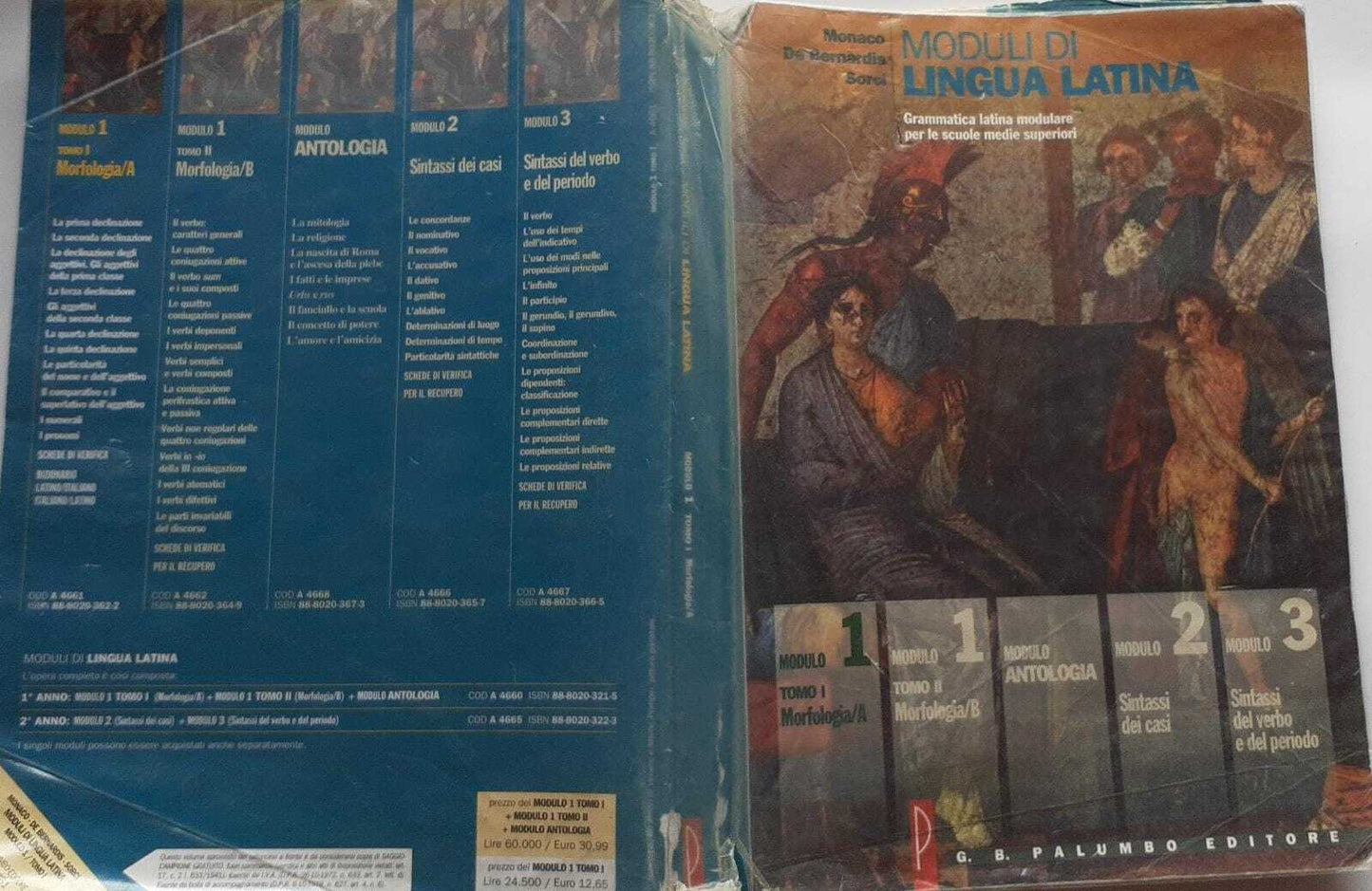 Moduli di lingua latina. Morfologia A. Per le Scuole superiori (Vol. 1) - copertina