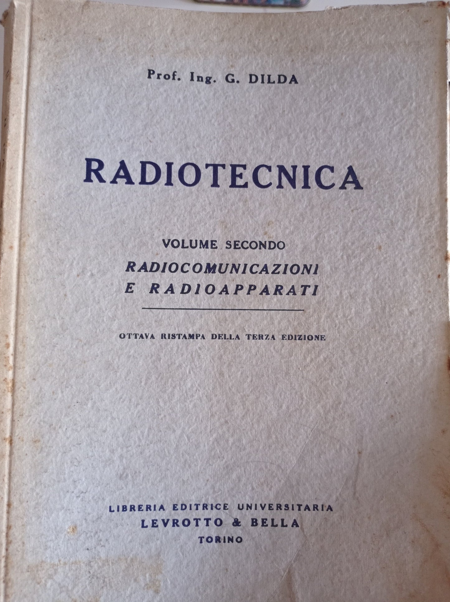 Radiotecnica Vol. II - copertina