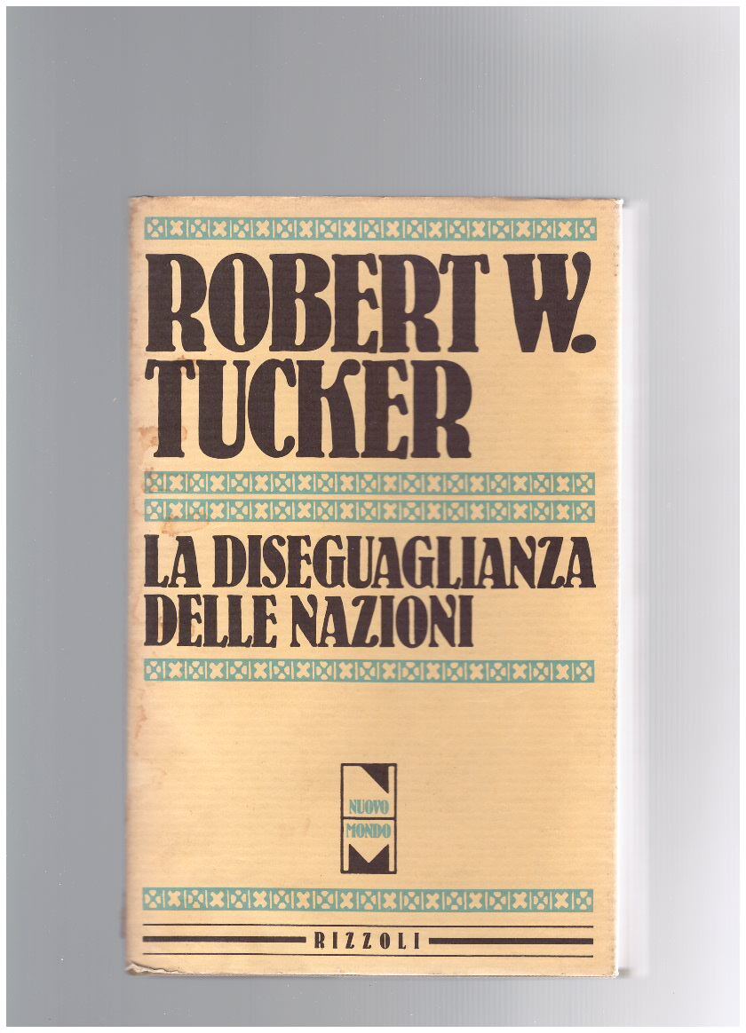 La diseguaglianza delle nazioni - copertina