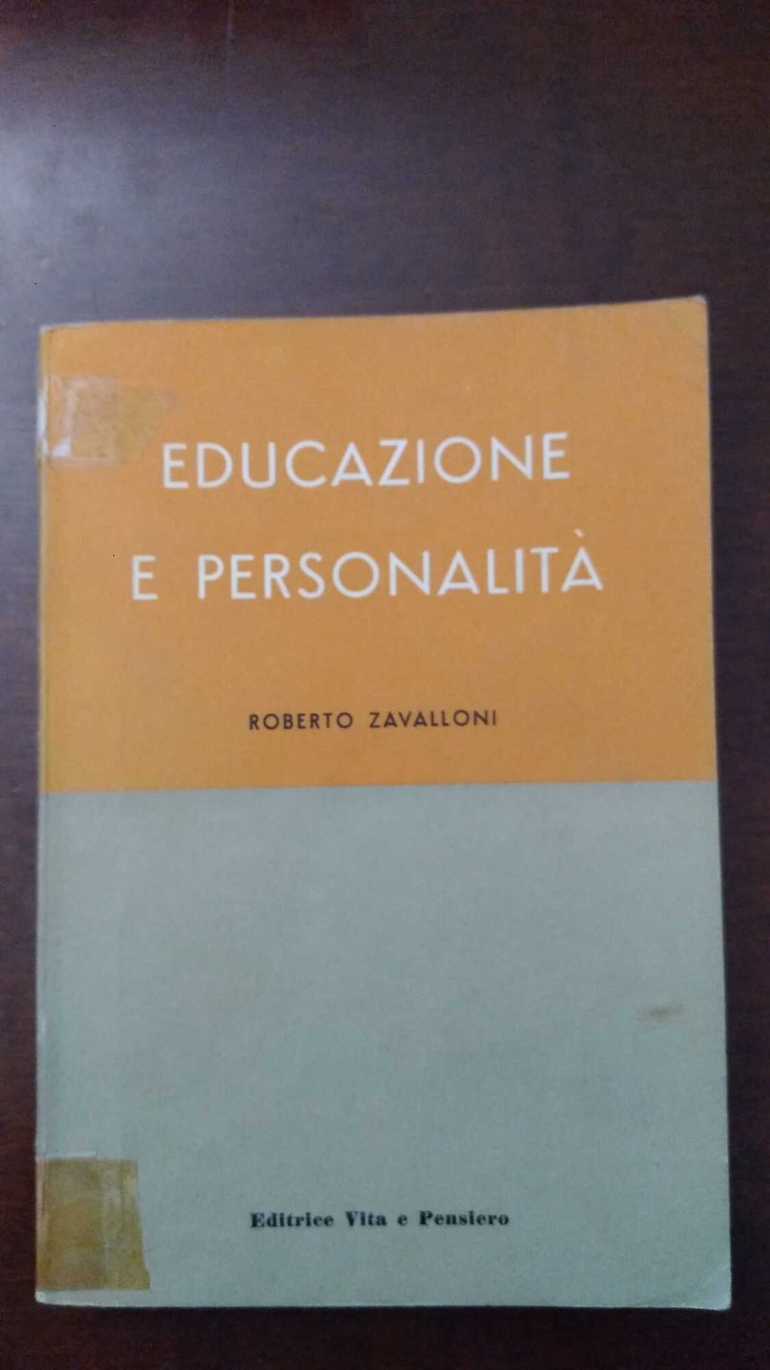 Educazione e personalità - copertina
