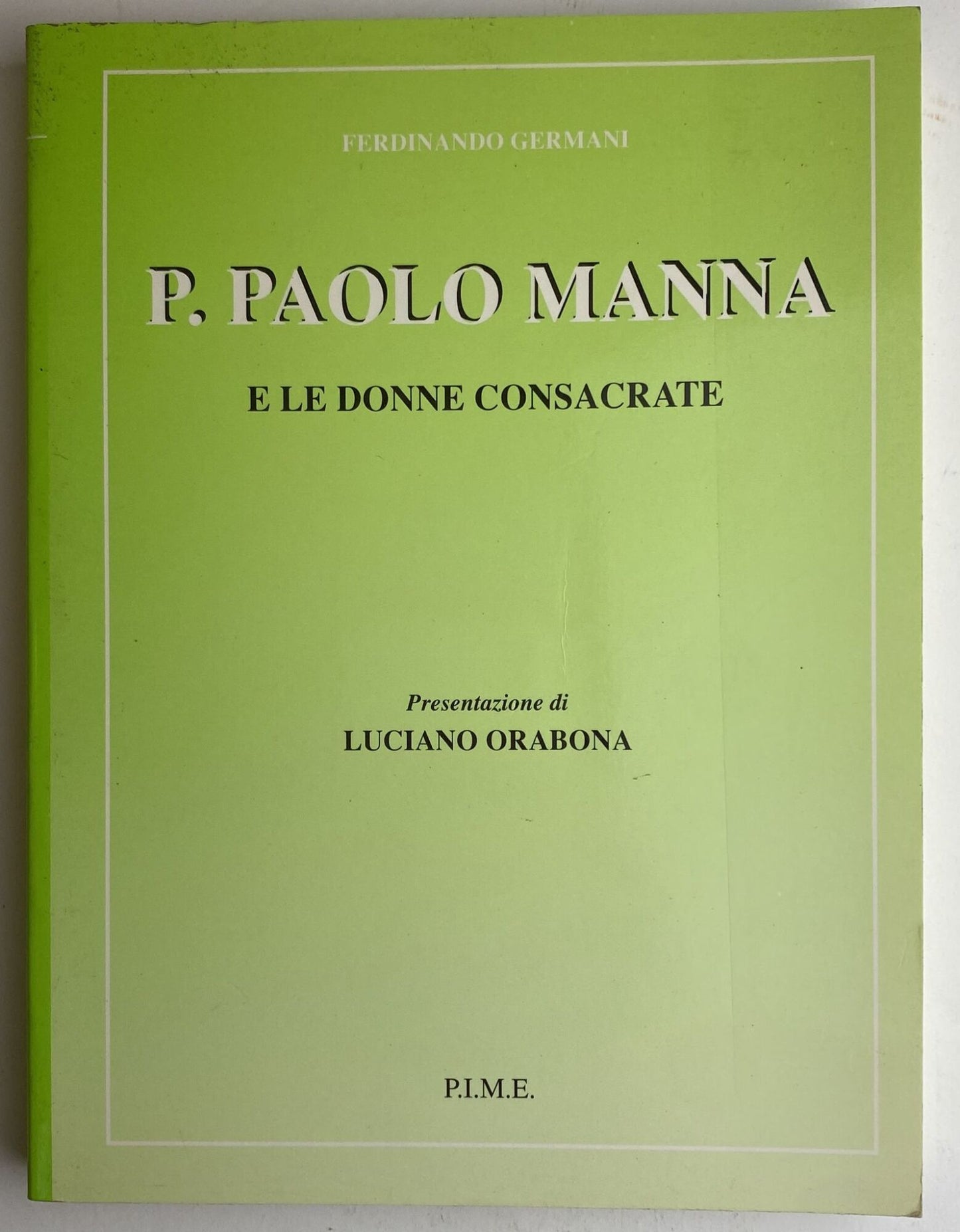 P. Paolo Manna e le donne consacrate - copertina