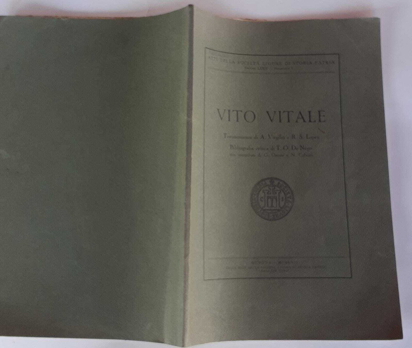 Vito Vitale - copertina