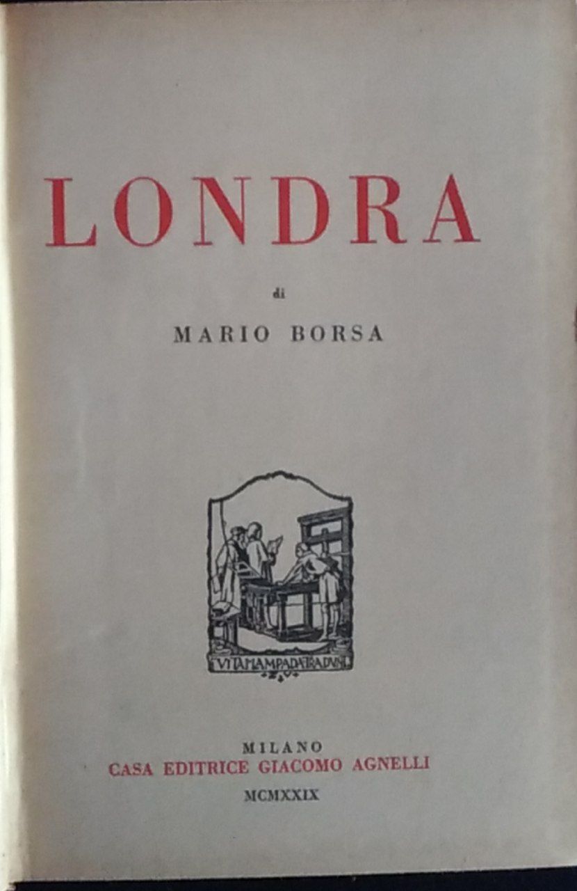 Londra - copertina