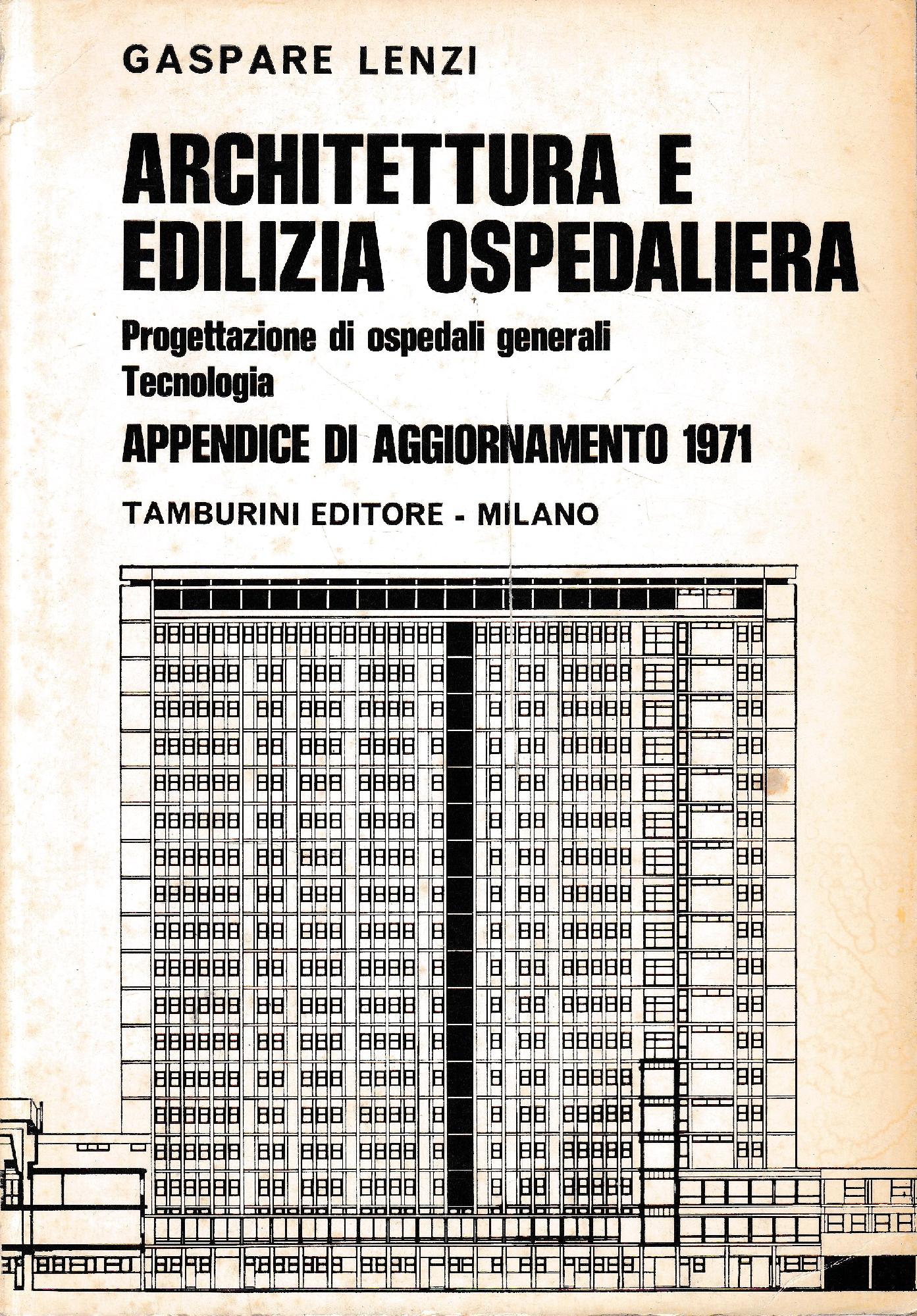 Architettura e edilizia ospedaliera - copertina