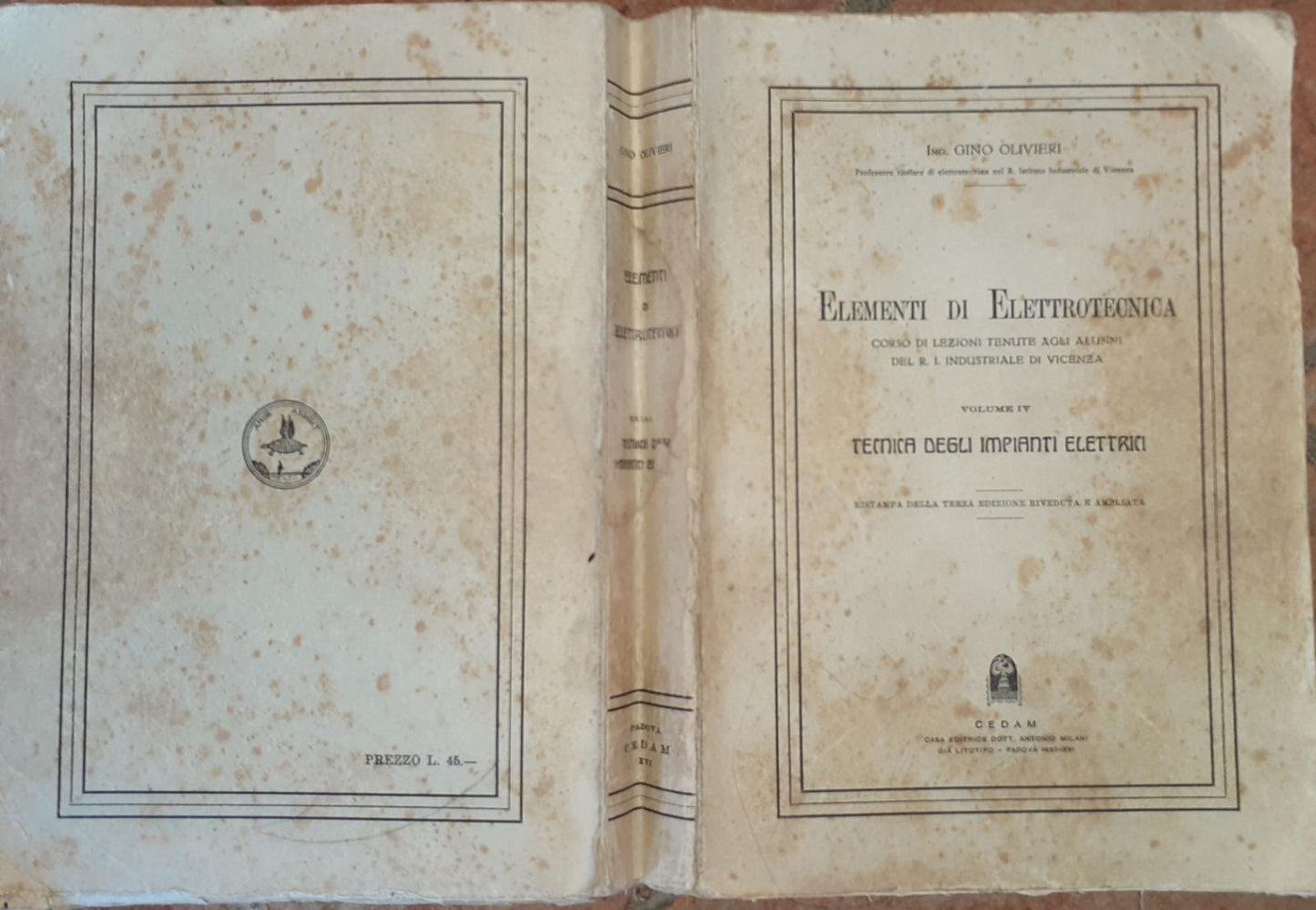 Elementi di elettrotecnica. Volume IV Tecnica degli impianti elettrici - copertina