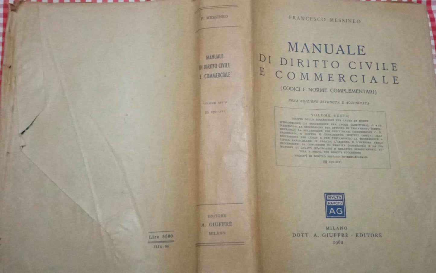Manuale di diritto civile e commerciale volume 6 - copertina