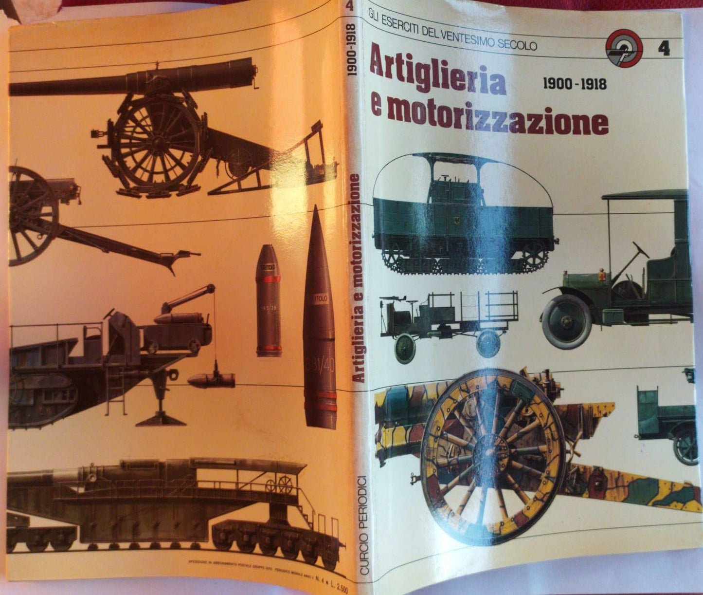 Artiglieria e motorizzazione 1900-1918 - copertina