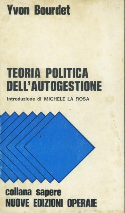 Teoria politica dell'autogestione - copertina
