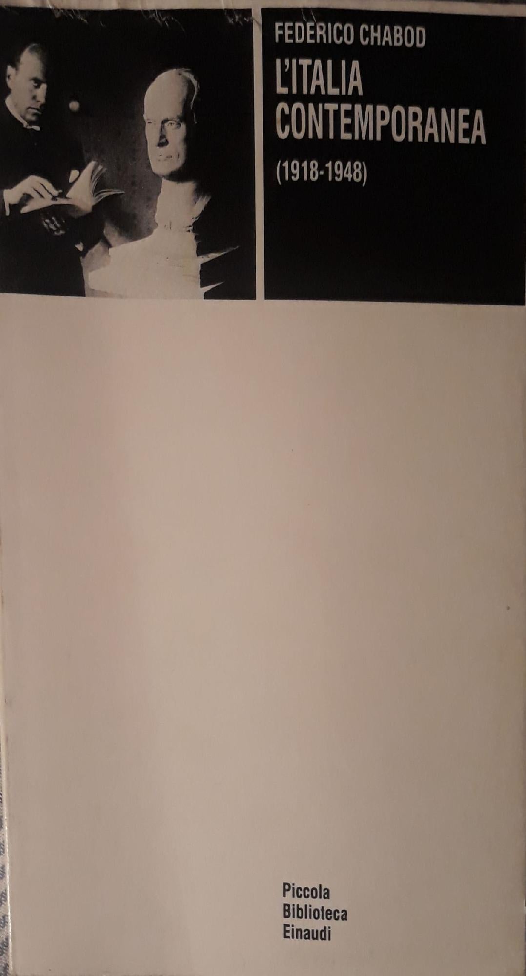 L' Italia contemporanea : (1918-1948) - copertina