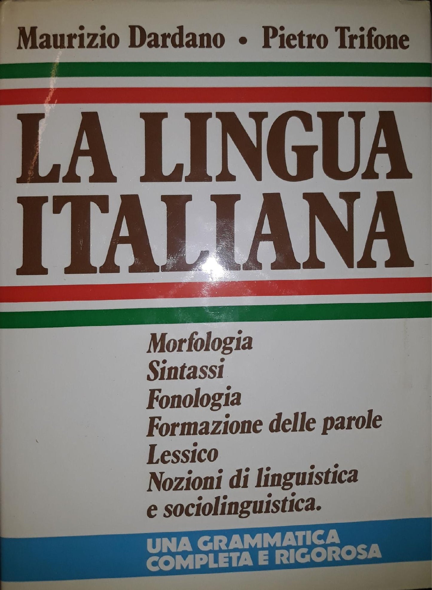 La lingua italiana - copertina