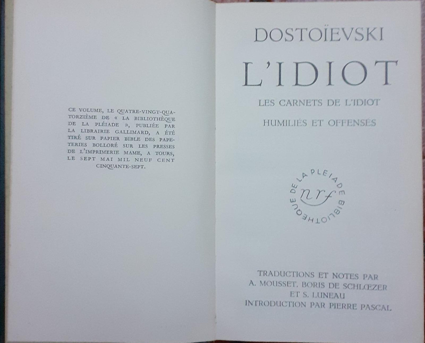 L'idiot les carnets de l'idiot Humilies et offenses III - copertina