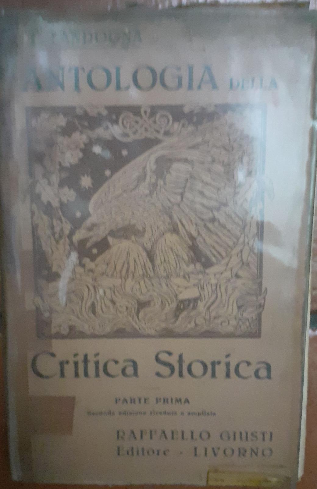 Critica Storica Parte prima - copertina