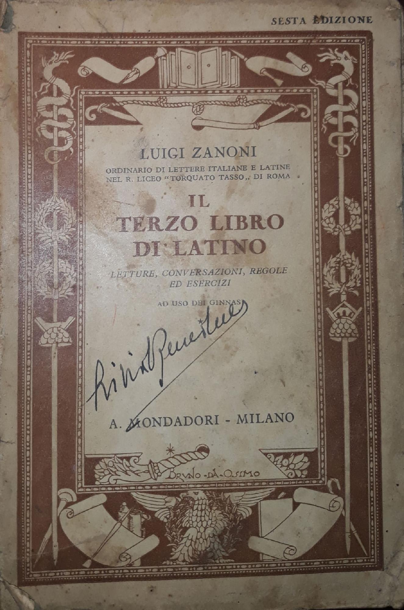 Il terzo libro di latino - copertina