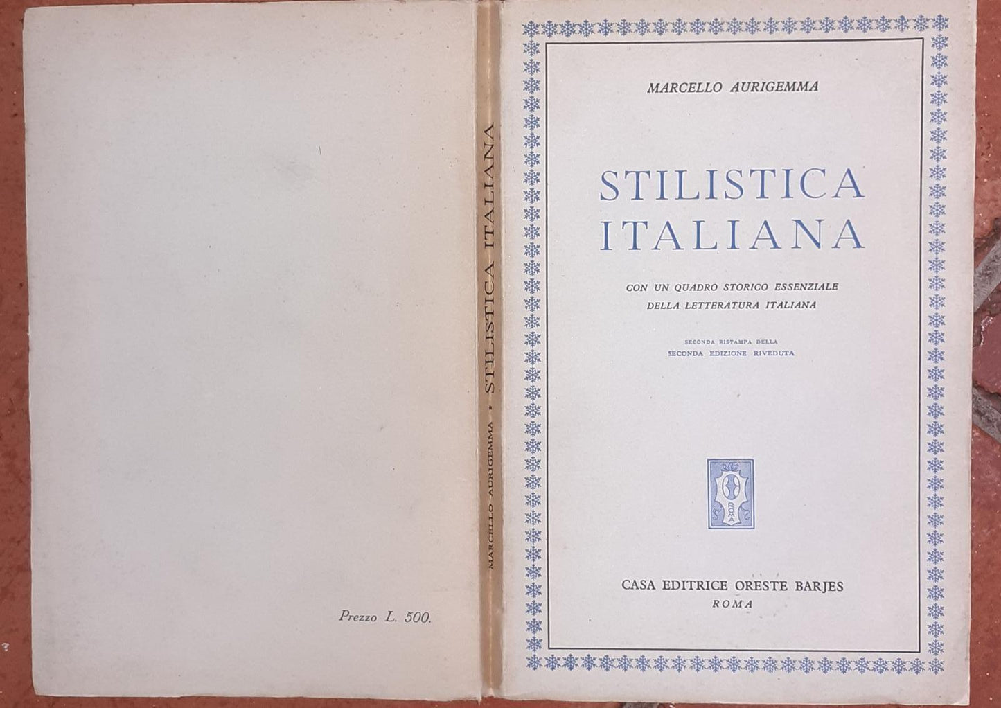 Stilistica italiana - copertina