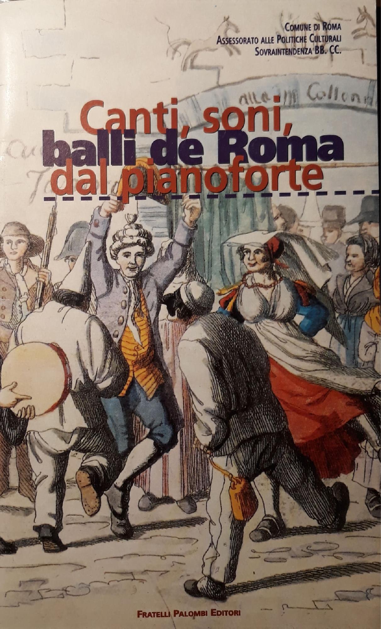 Canti, soni, balli de Roma dal pianoforte - copertina